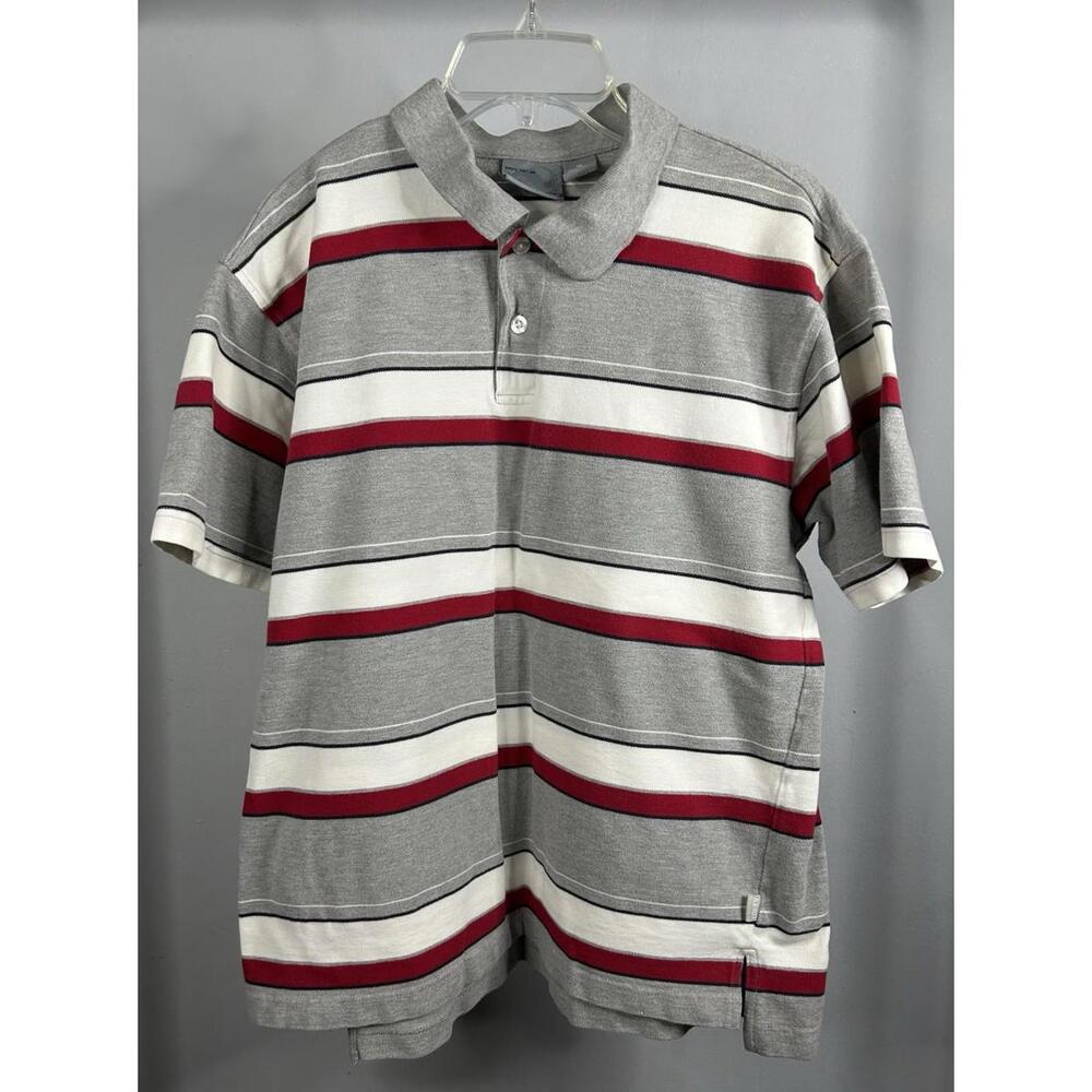 Y2K Aeropostale Striped Polo Shirt Men’s Size XL
